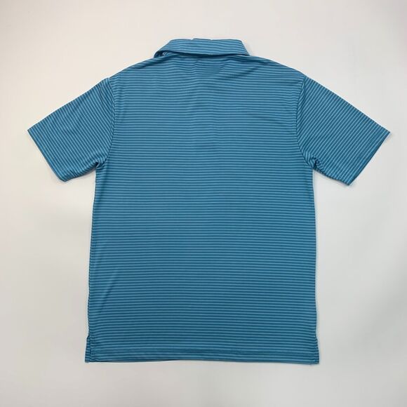 Ben Hogan Polo Shirt Mens S Small Niagra Blue Striped Performance Golf - Picture 3 of 11